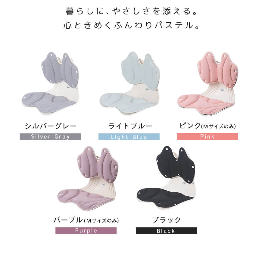 5色のカラー展開